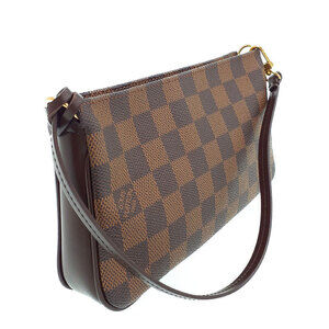 Louis Vuitton Ebene Damier Navona Pouch Brown Accessory